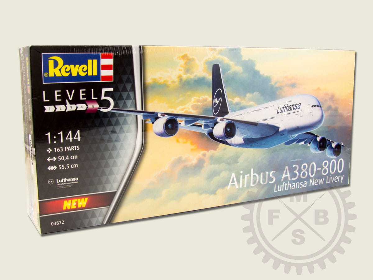 Revell 03872 Airbus A380-800 Lufthansa "New Livery" 