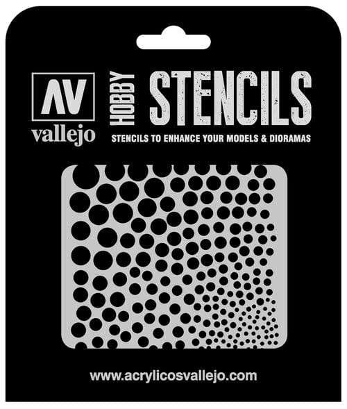 Vallejo Hobby Stencils: Circle Textures