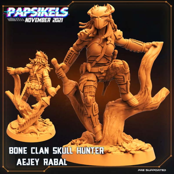 Bone Clan Axolotol Skull Hunter-AJAEY RABAL